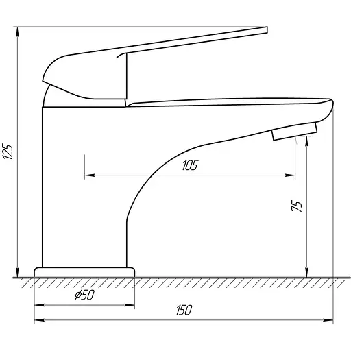 Змішувач для раковини Globus Lux Koln GLK-0101 - фото 4