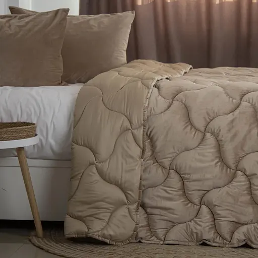 Ковдра ТЕП Velour 150x210 см золотий беж (1-04870_34480) - фото 3