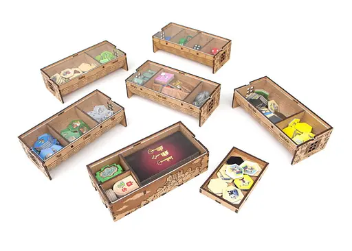 Органайзер Tower Rex Замки Бургундии Юбилейное издание + дополнения The Castles of Burgundy 20th Anniversary Edition + Expansions (5664) - фото 3