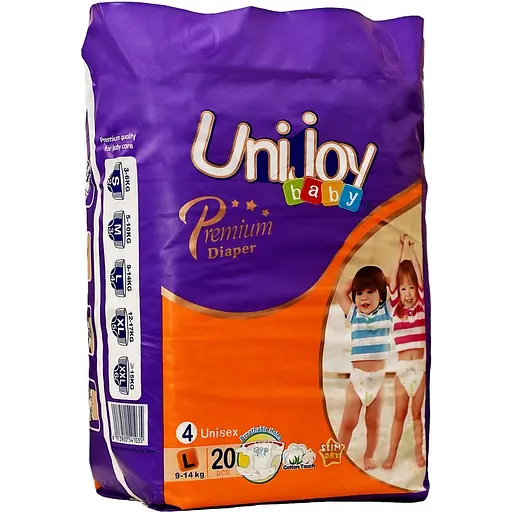 Підгузки Unijoy Premium L 9-14 кг 20 шт.