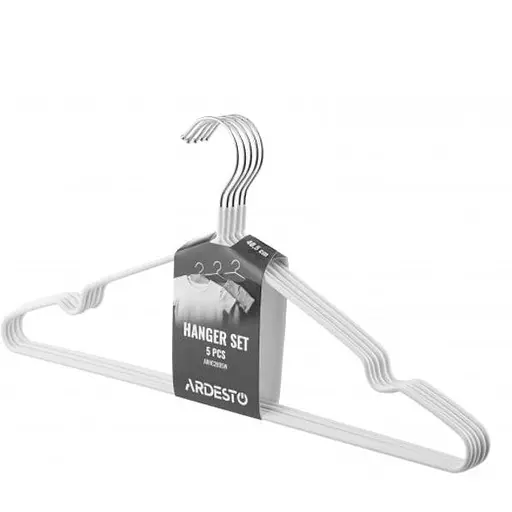 Набор вешалок Ardesto 40.5 см 5 шт белый (ARHC2810W)
