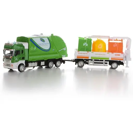 Игрушечный мусоровоз с прицепом IM306