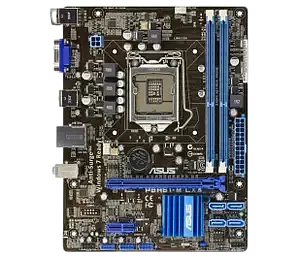 Материнская плата Asus H61M-E LGA 1155 (H61M-E) Б/У