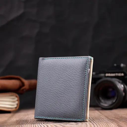 Кожаный женский кошелек ST Leather 10х9.5х1.5 см acs0028416 - фото 7