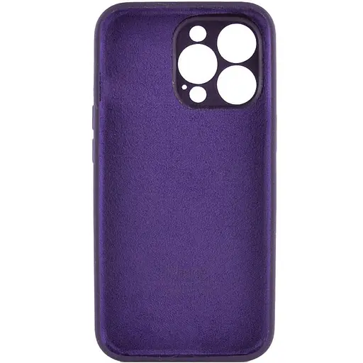 Чехол Epik Silicone Case Full Camera Protective AA для Apple iPhone 15 Pro Max 6.7 Фиолетовый/Elderberry - фото 4