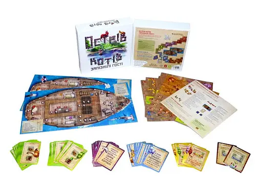Настольная игра Geekach Games Остров кошек: Долгожданные гости (The Isle of Cats: Late Arrivals) (укр.) (GKCH003) - фото 4