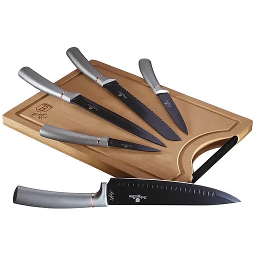 Набор ножей с разделочной доской Berlinger Haus Moonlight Collection (BH-2556)