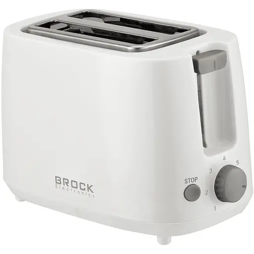 Тостер BROCK BT 1006 WH 700Вт 2 відділення мех. управління білий