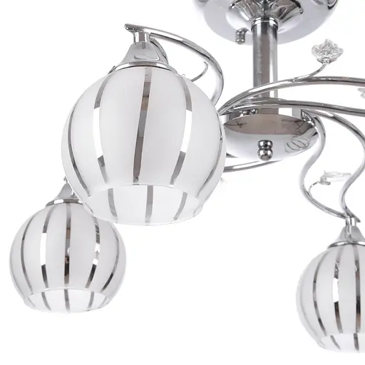 Люстра стельова Brille для кухні E14 40W CH (LK-248C/4) - фото 2