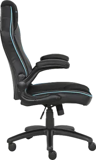 Геймерское кресло GT Racer черное с синим (X-2760 Black/Blue) - фото 3