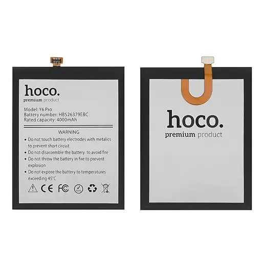 Акумулятор Hoco HB526379EBC для Huawei Y6 Pro/Honor Play 5X/ Honor 4C Pro/Enjoy 5 - фото 2
