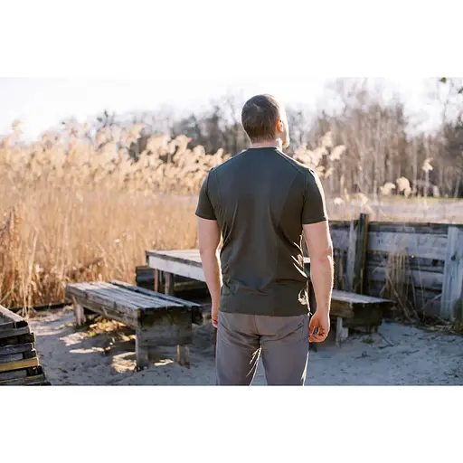Футболка Tribe Coolpass SS Olive XXL (1042-T-KI-0006-olive-2XL) - фото 6