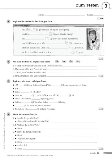 Beste Freunde A1. Testtrainer mit Audios online - фото 12