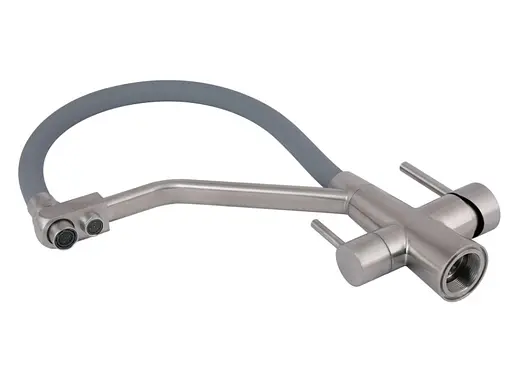 Змішувач для кухні Lidz Aria 020F3 з гнучким виливом з підключенням для питної води LDARI020F3GNK39211 - фото 6