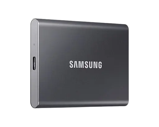 Зовнішній SSD накопичувач Samsung Portable T7 2TB Grey (MU-PC2T0T/WW)