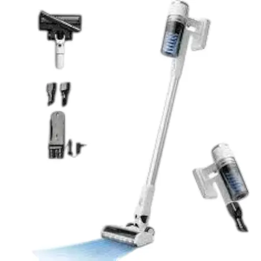 Пилосос вертикальний HISENSE Hi-Move IV HVC6134W, 0.5л, 21.6V, автономність max 35 хв, біло-сріблястий