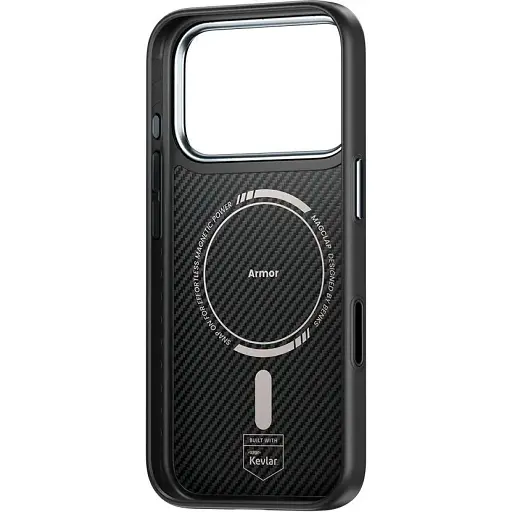 Чохол Benks Magnetic ArmorPro Kevlar Case 600D для Apple iPhone 17 Pro Max Black [145684] - фото 3