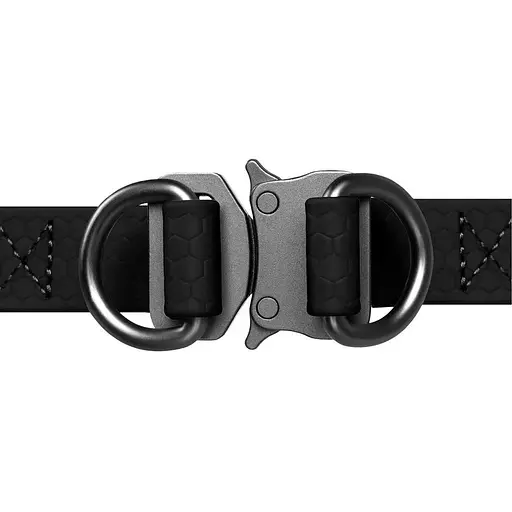 Шлея для собак Waudog Waterproof водостійка з QR-паспортом, металева пряжка-фастекс, XS чорний - фото 2