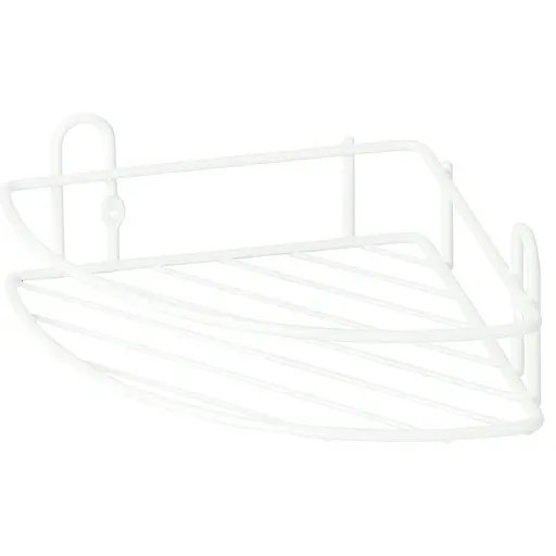 Полиця кутова Ekodeo 1-ярусна Simple біла (L3221) 