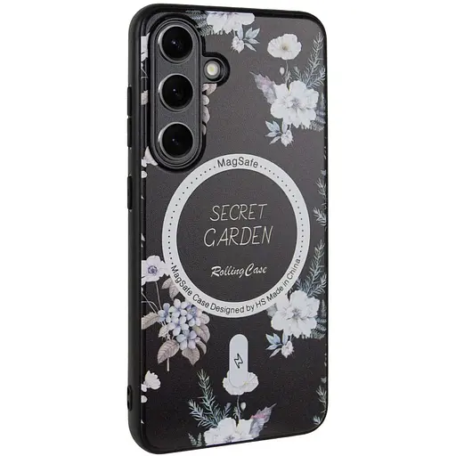 Чехол Epik TPU+PC Secret Garden with MagFit для Samsung Galaxy S24+ Black