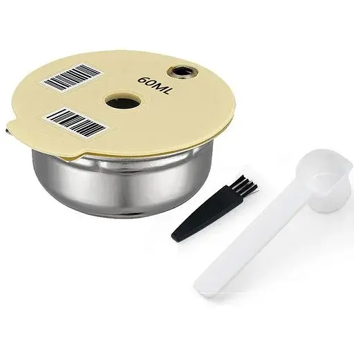 Капсула из нержавеющей стали многоразового использования для кофеварки Bosch Tassimo дозировка 60 мл