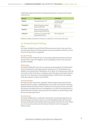 Goethe-Zertifikat B2. Prufungsziele Testbeschreibung fur Jugendliche und Erwachsen - фото 6