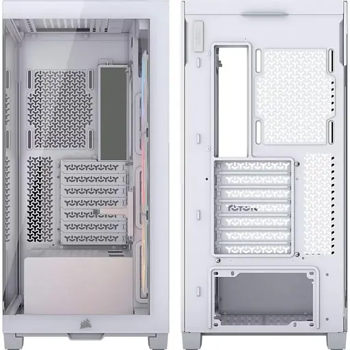 Corsair 3500X ARGB Корпус из закаленного стекла без блока питания, белый (CC-9011279-WW) - фото 9