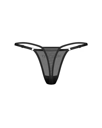 Стрінги Obsessive Violami Hungry S/M (чорний) - фото 13