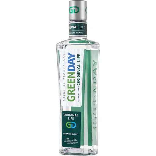 Водка Green Day Organic Life 40% 0.5л 