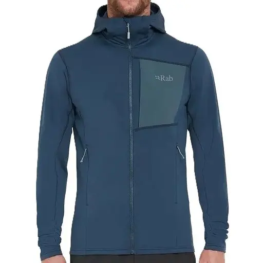 Флісова кофта Rab Superflux Hoody Blue L (1033-RB QFG-13-TMB-LRG)