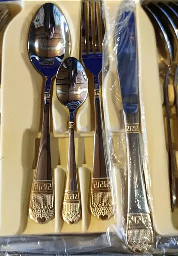 Набор столовых приборов Bachmayer BM-7803 на 12 персон в подарочном чемодане 72 предмета - фото 4