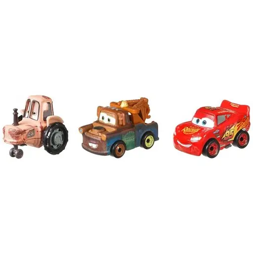 Набір Cars із 3 металевих міні-гонщиків оновлений з мультфільму Тачки в асортименті (GKG01) - фото 2
