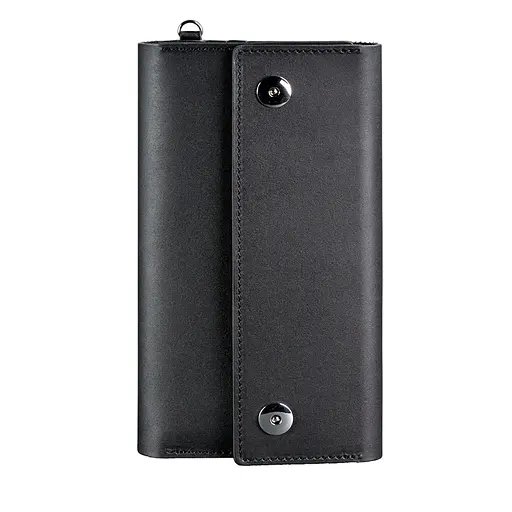 Кожаный клатч-органайзер (Тревел-Кейс) 5.0 черный - фото 8