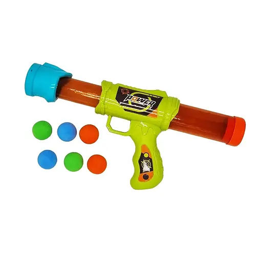 Дитячий іграшковий автомат Baby Toys із поролоновими кулями AB Toys. Блакитний Зелений