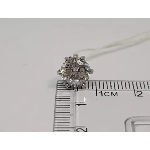 Серебряные пуссеты Tango с фианитами. 520239С - фото 4