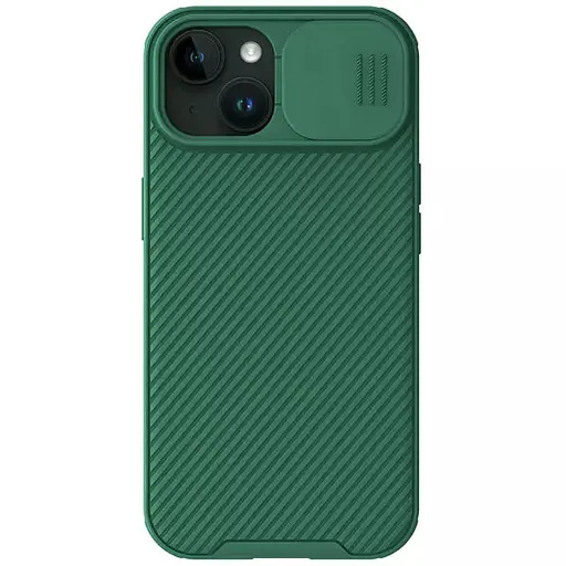 Карбонова накладка Nillkin CamShield Pro Magnetic для Apple iPhone 15, 6.1 Deep Green