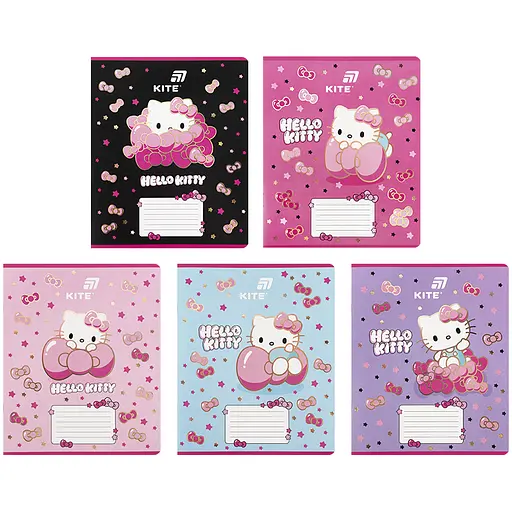 Набор тетрадей Kite Hello Kitty 20 шт. 18 листов в клетку (HK26-236-1) - фото 1