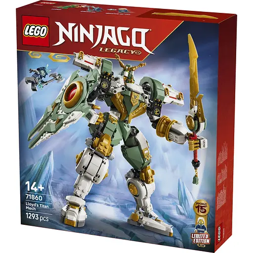 Конструктор LEGO Ninjago Титановий костюм Ллойда 15 річниця 1293 деталей (71860) - фото 2