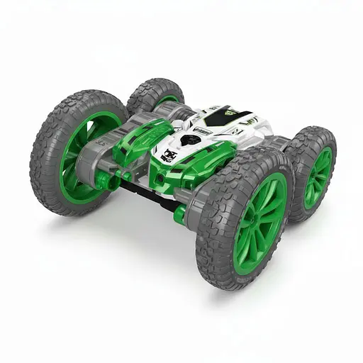 Радиоуправляемая трюковая машина DH 666-78-02, 360°, парогенератор, перевертыш, акум. 3.7V, пульт 2.4GHz, Зеленая
