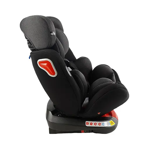 Автокрісло Joy SafeMax SF-62860, система Isofix, група 1-2-3, обертання 360°, сірий - фото 6