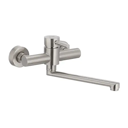 Змішувач для кухні настінний Mixxus SUS 005 SS2814 Нержавіюча сталь - фото 1