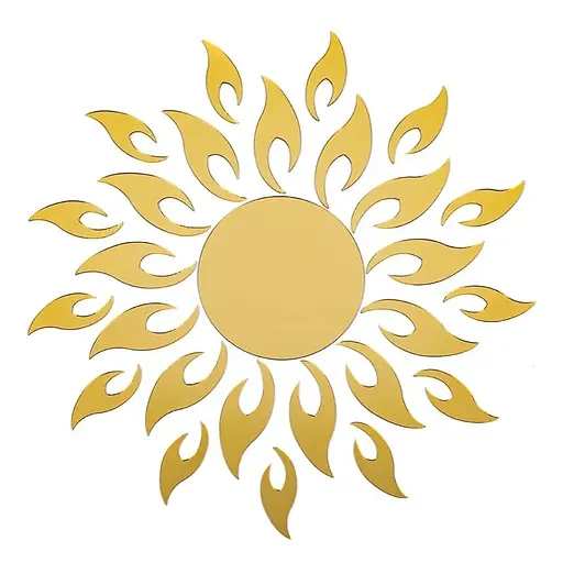 Дзеркальний декор Wall Sticker SW-00002503 акриловий самоклеючий 27 шт. золото - фото 1