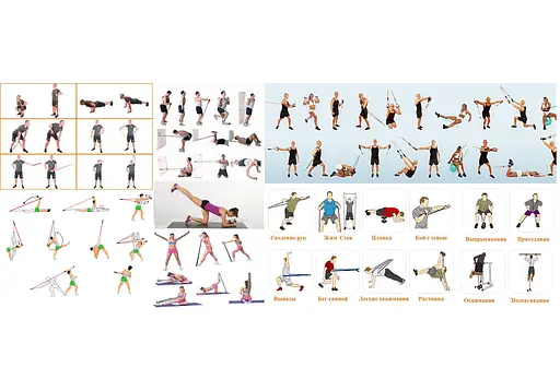 Гумова петля-еспандер EasyFit лижника, плавця, боксера 8 мм (EF-EBLP-AD-8) - фото 5