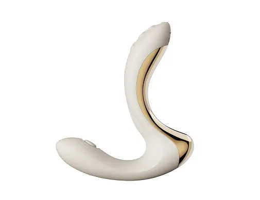 Вібратор Zalo Talis G-Spot PulseWave 14.4 см білий - фото 3