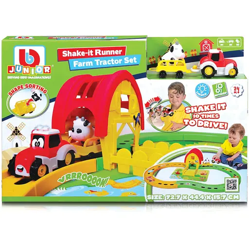 Набір ігровий Bb Junior Farm Tractor Set Shake-it Runner (16-88619) - фото 3