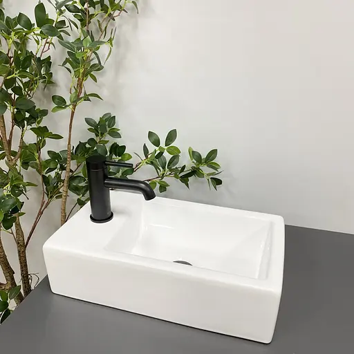 Умивальник VBI Lecce U white накладний VBI-015605, Білий - фото 4