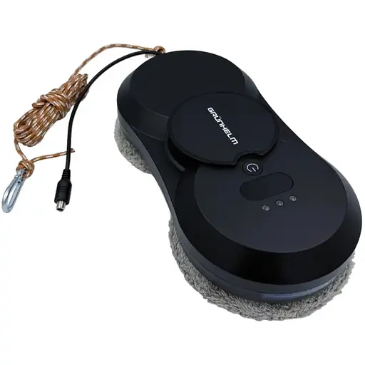 Робот для миття вiкон Grunhelm GRH-RN2-18B круглий 3 режими 50 мл чорний (147804)