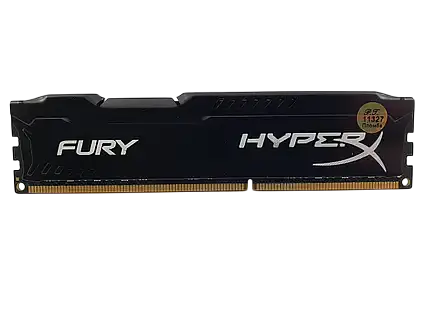 Оперативна пам'ять HyperX 8GB DDR3 1600MHz Fury Black (HX316C10FB/8) Б/В - фото 2
