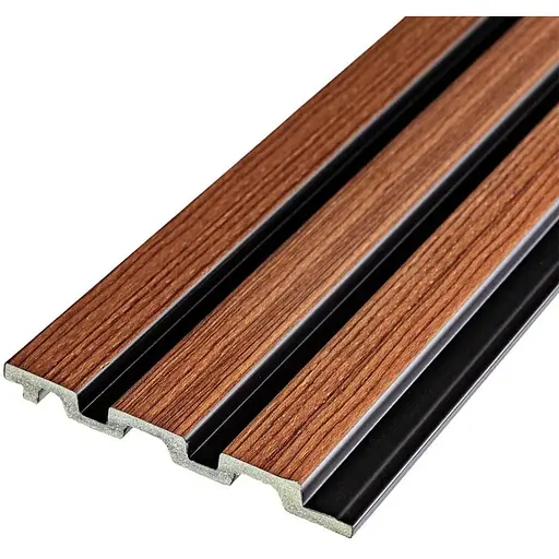 Рейка декоративна Wall Sticker PS 2900х120х12 мм Каштановий SW-00001743