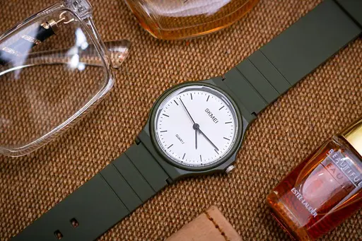 Наручний годинник жіночий Skmei 1419 Black White, 1419BKWT (18415) - фото 7